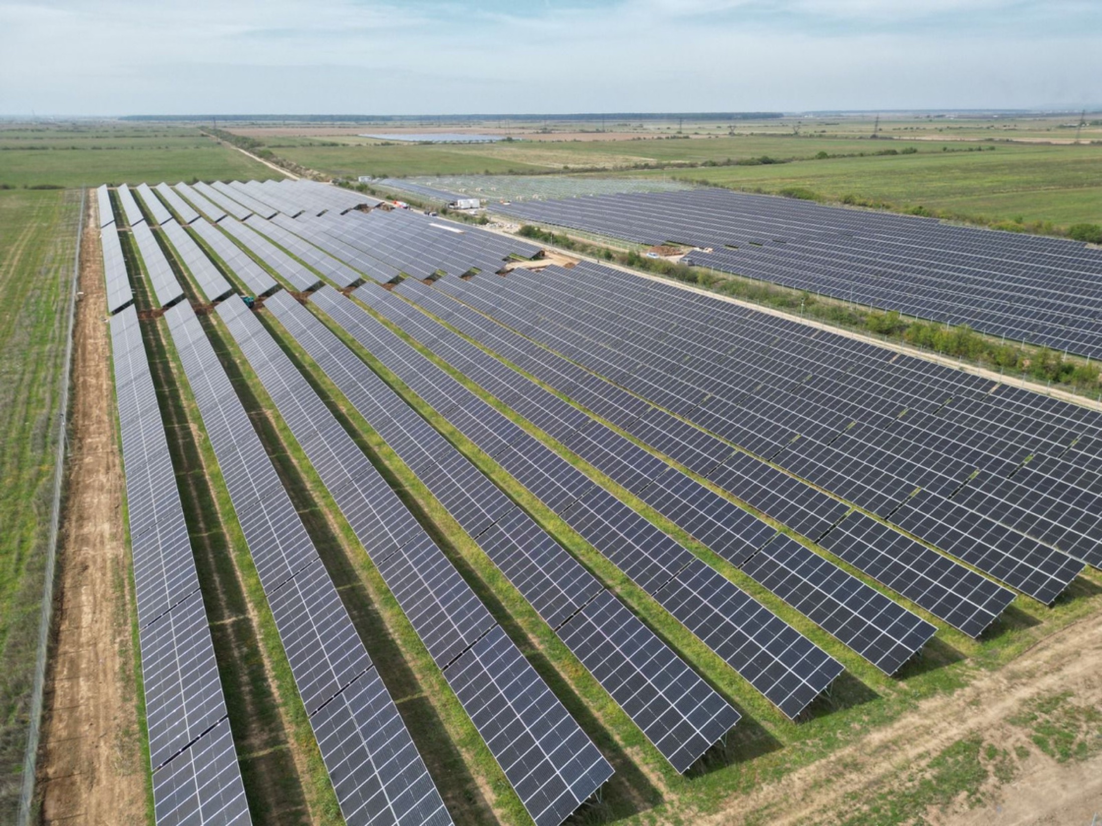 Utility-scale solar project in Romania